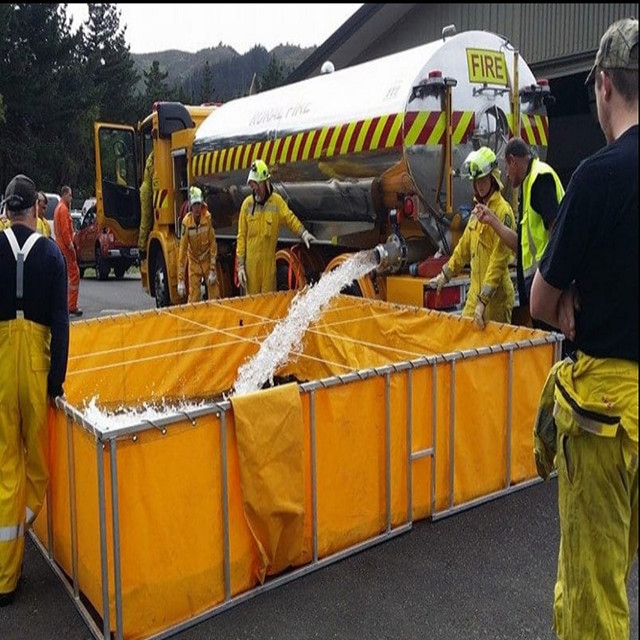 Tanques de agua portátiles contra incendios para emergencias