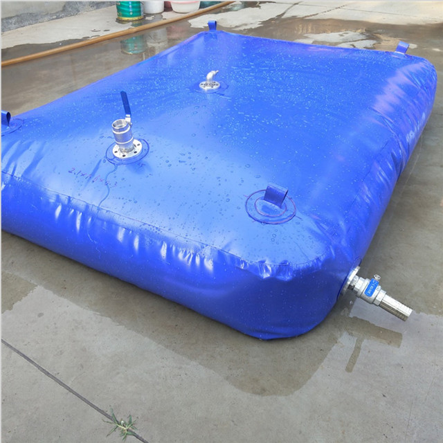 Tanques de almacenamiento de agua de vejiga de almohada de PVC flexible portátil