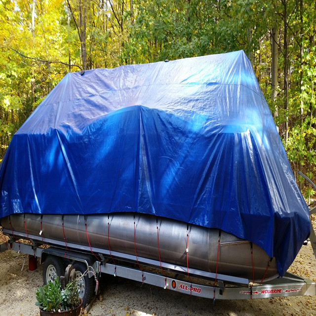 Cubierta impermeable de lonas para barcos marinos